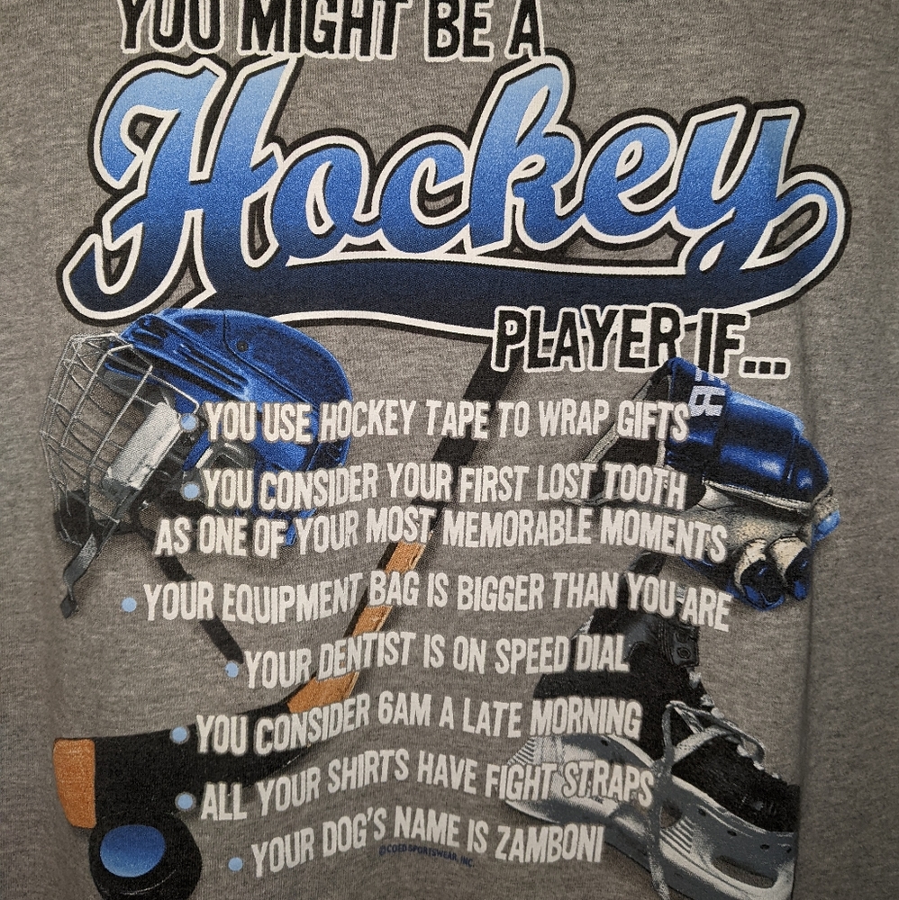 Men's You Might Be a Hockey Player if t-shirt